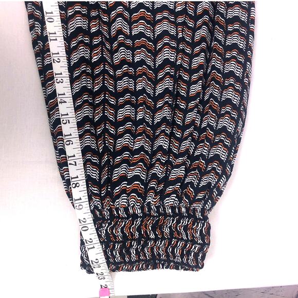 Anthropologie Tribal Slash Pockets Harem Style Viscose Ankle Jogger Size L - Picture 11 of 12